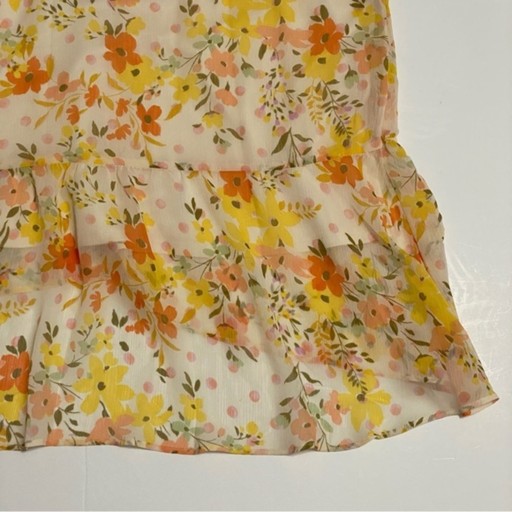 Women's‎ Floral Asymmetrical Whimsical Fairy Skirt XXL Spring Easter - Picture 13 of 14